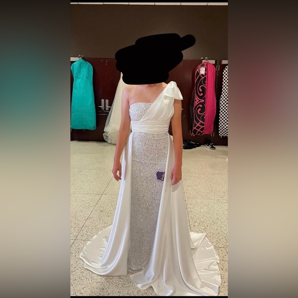 Ashley Lauren Formal white gown